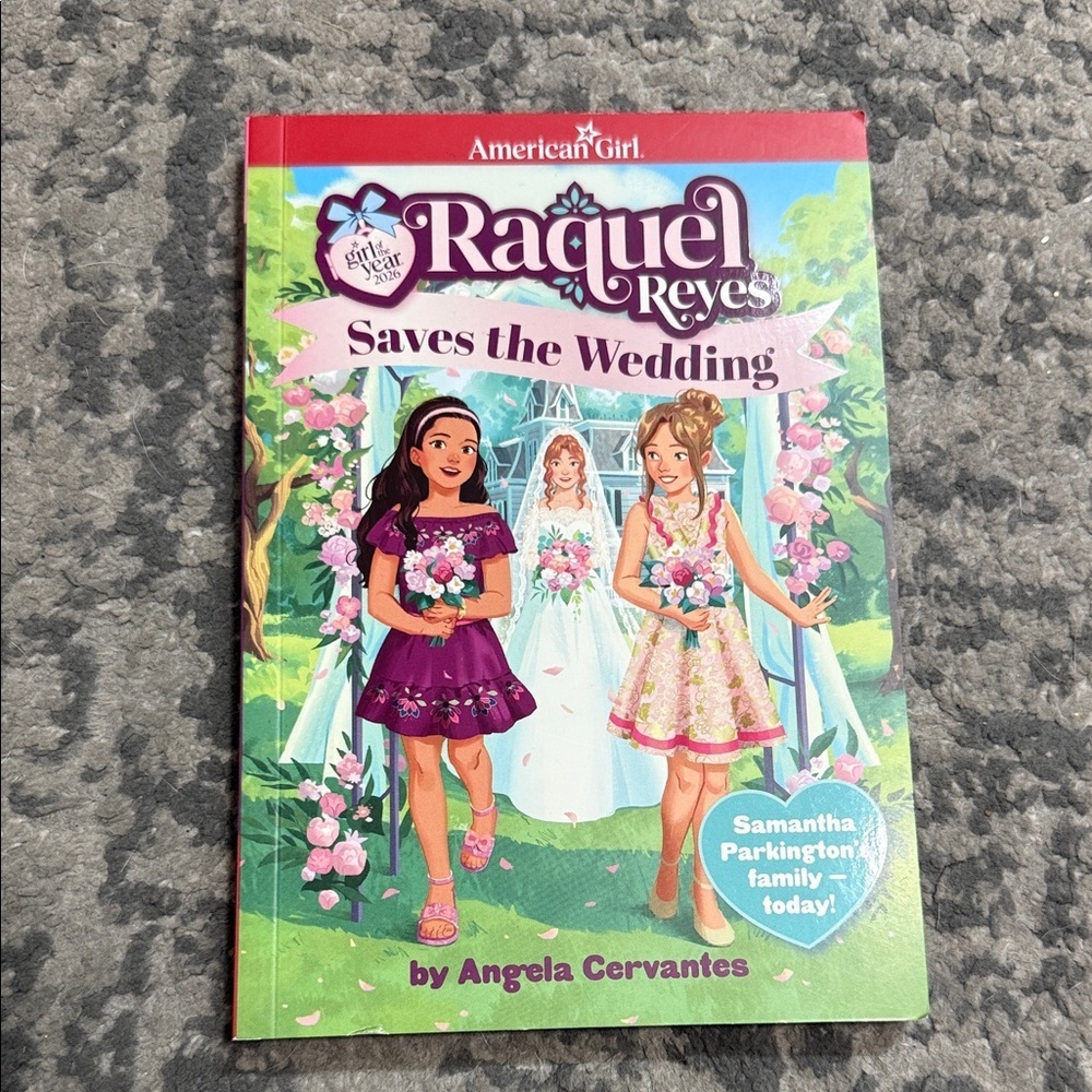 American Girl Raquel Reyes Book with Purple and Pink Cover